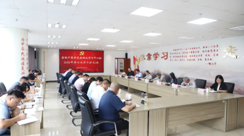 集團(tuán)黨委召開理論學(xué)習(xí)中心組2025年第七次學(xué)習(xí)（擴(kuò)大）會