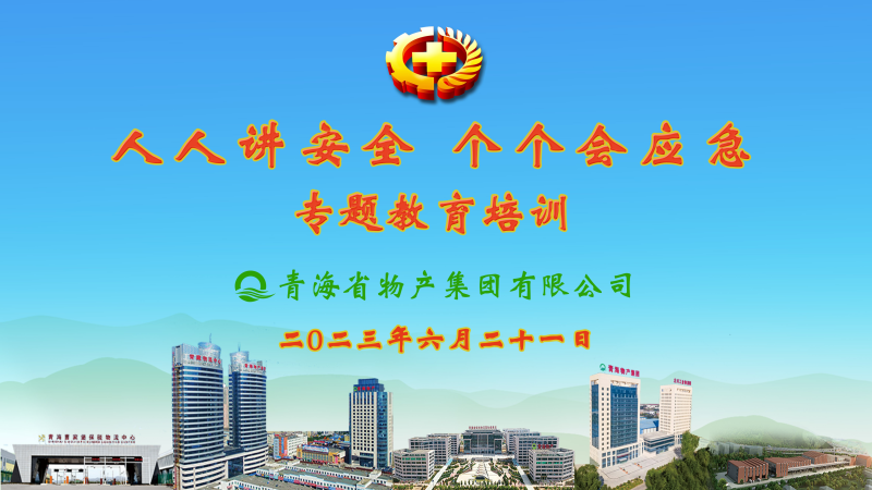 提高安全管理水平 落實(shí)全員安全責(zé)任——集團(tuán)安委會舉辦2023年“人人講安全，個個會應(yīng)急”專題教育培訓(xùn)